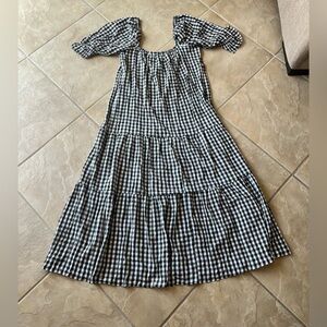 ASOS CURVE Women’s Gingham Maxi Dress